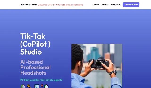 Tiktak (co-pilot) studio