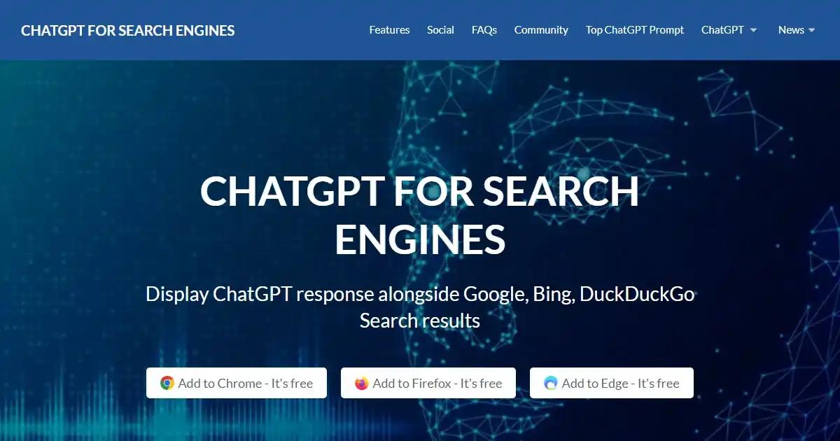 ChatGPT For Search Engines