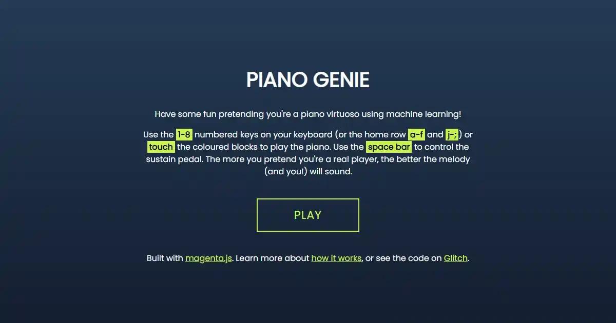 Piano Genie