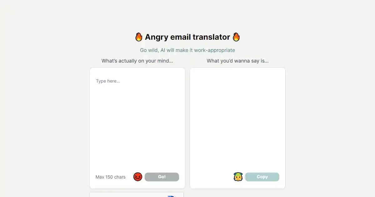 Angry Email Translator