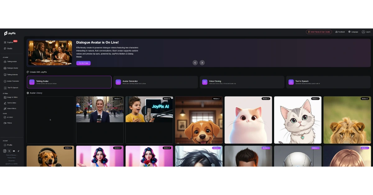 Screenshot of JoyPix