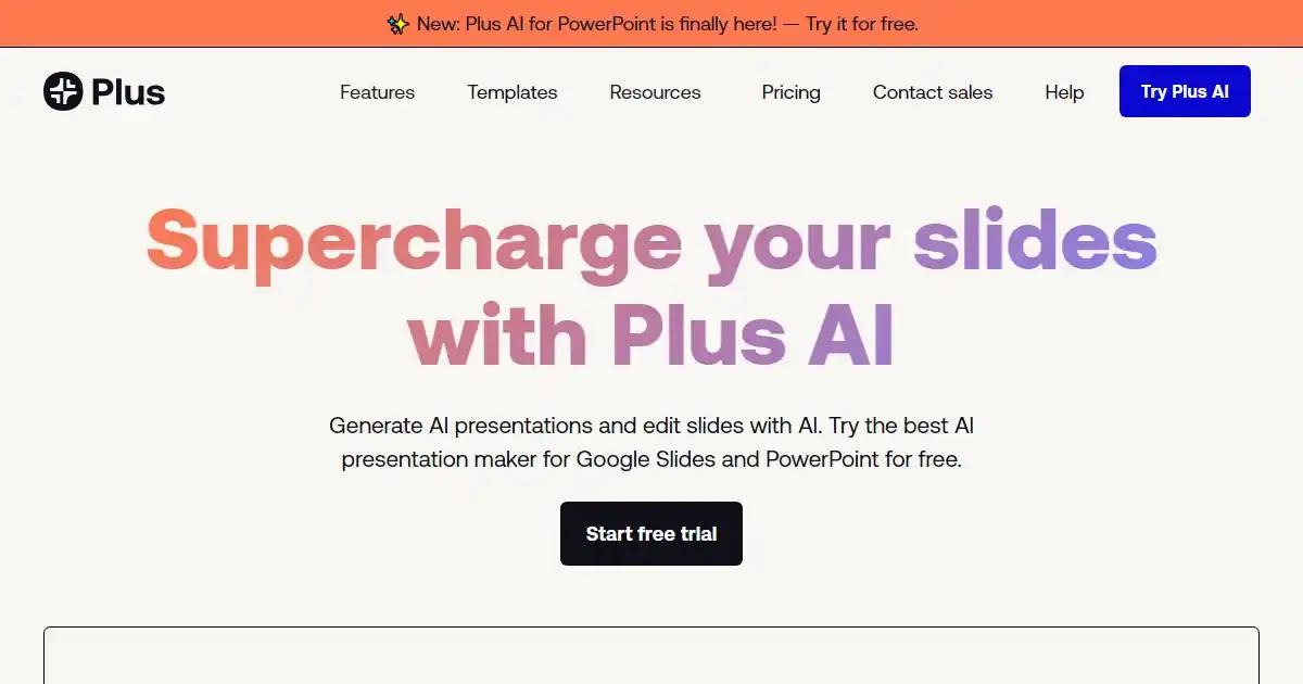 Plus AI for Market Research