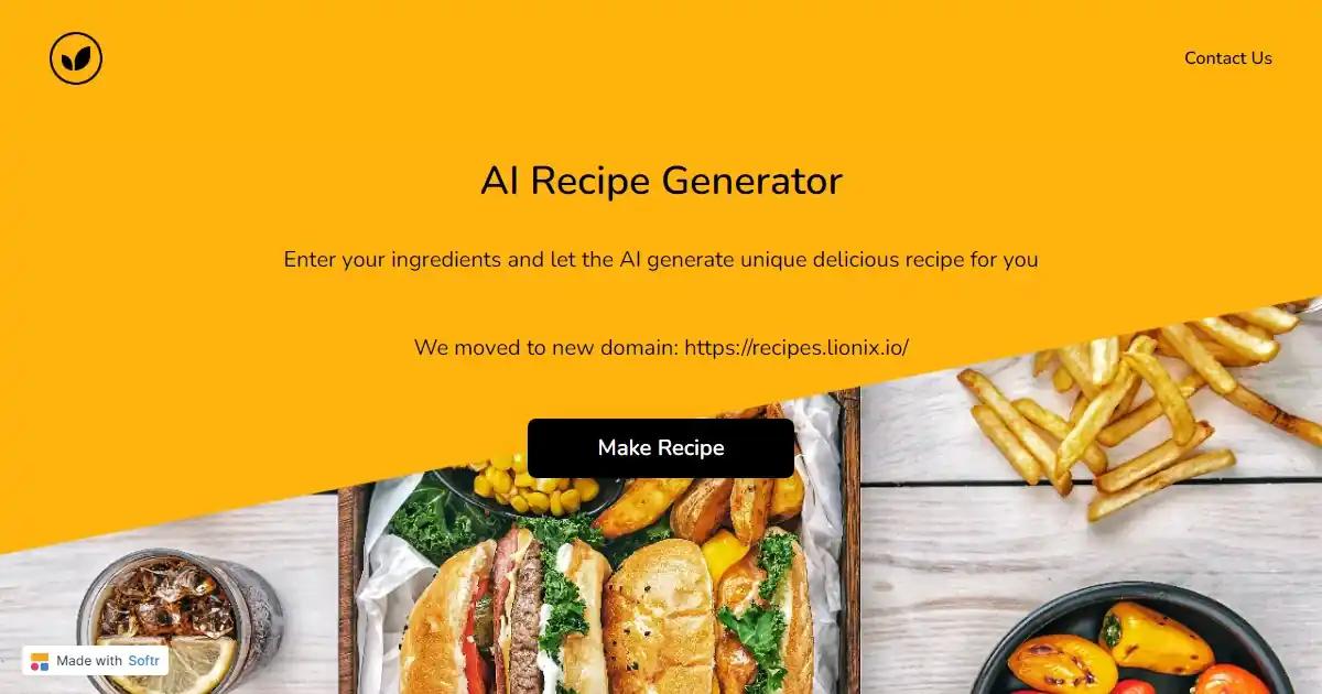 AI Recipe Generator