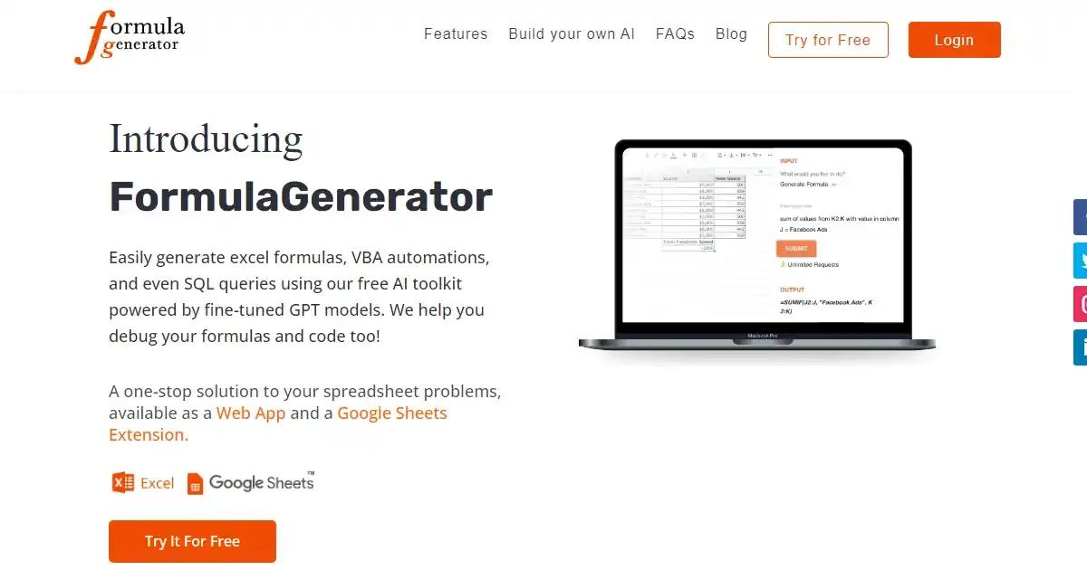 Formula Generator