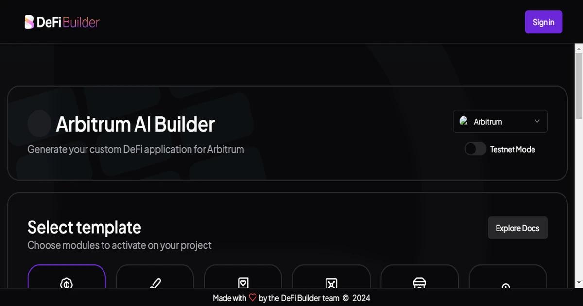 DeFi Builder