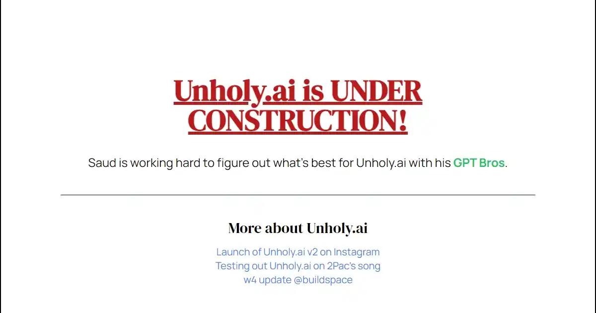 Unholy.ai