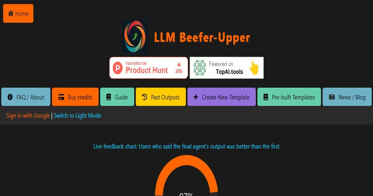 LLM Beefer Upper