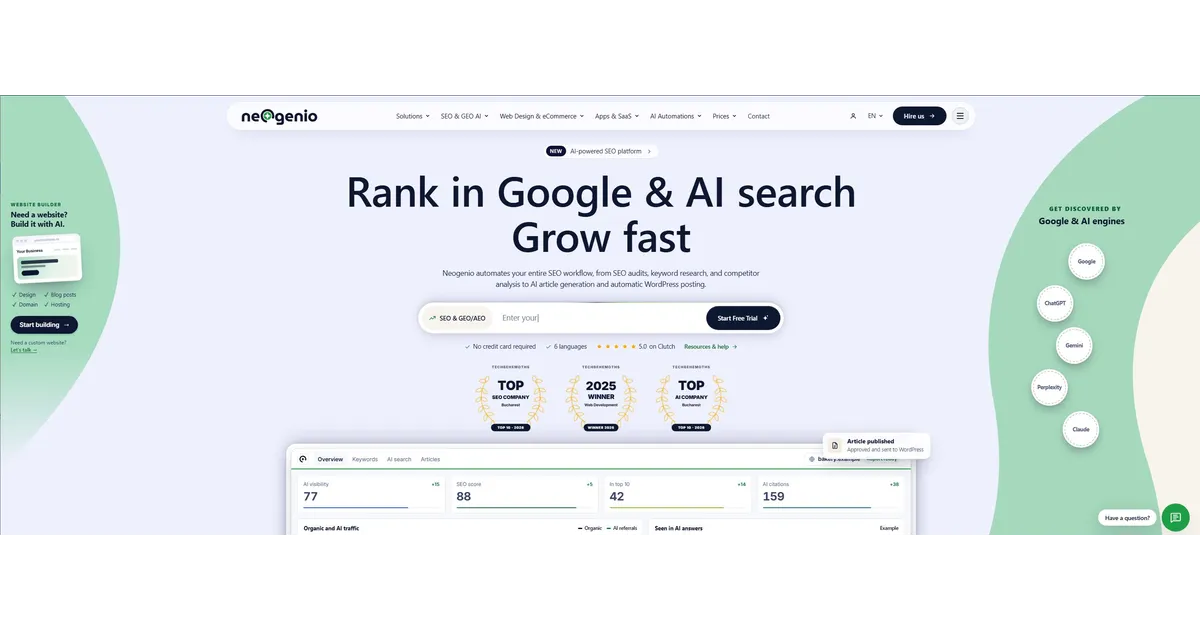 Screenshot of Neogenio