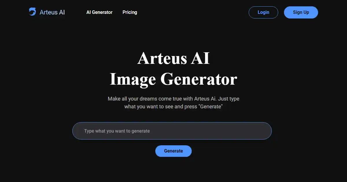 Arteus AI Image Generator