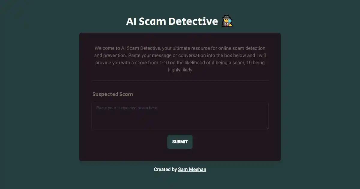 AI Scam Detective