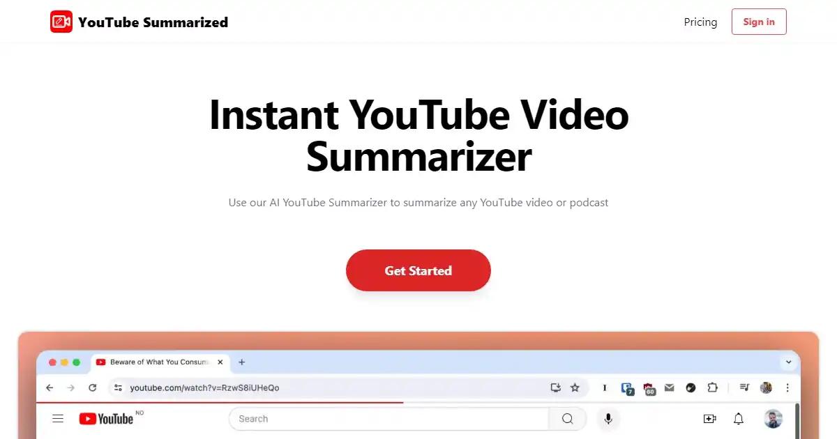 YouTube Summarized