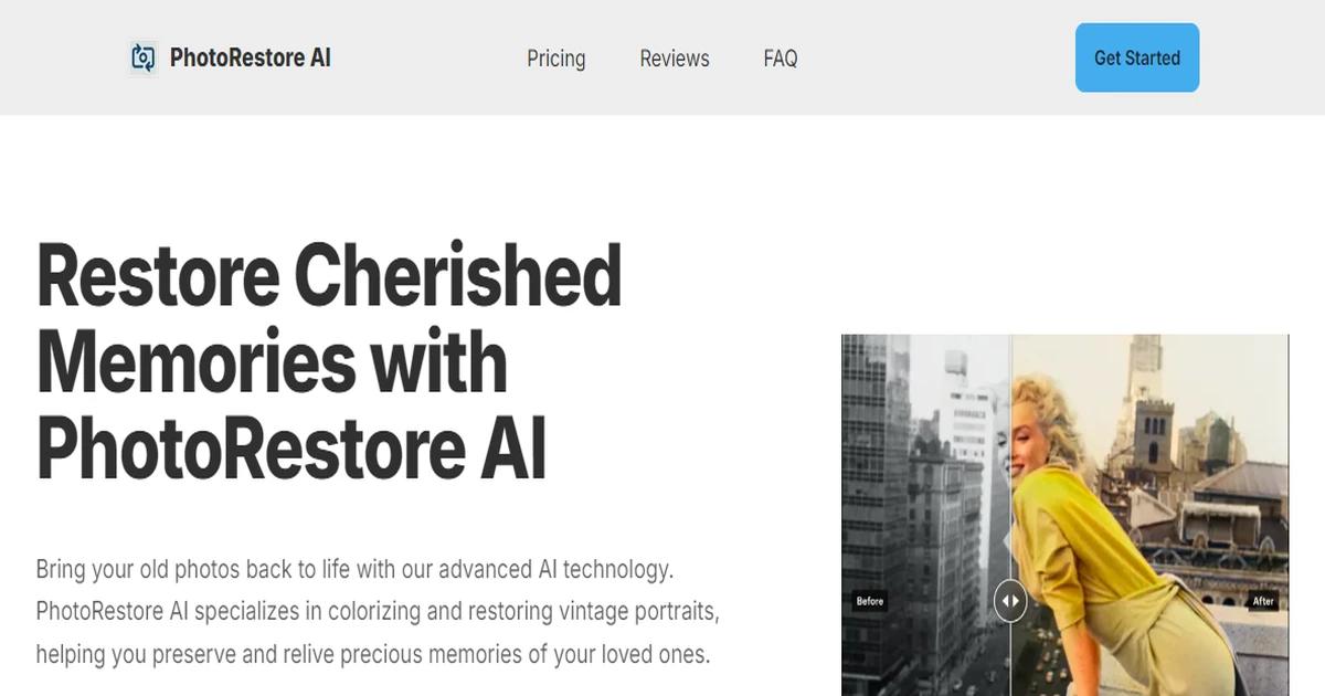 PhotoRestore AI