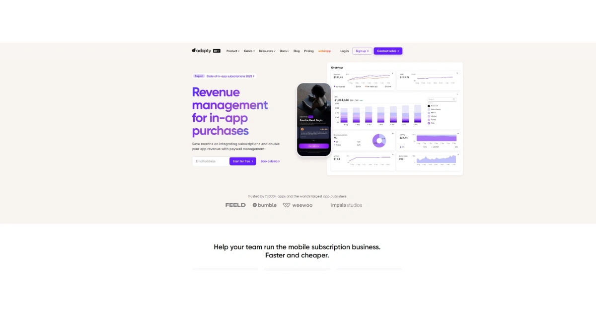 Screenshot of Adapty