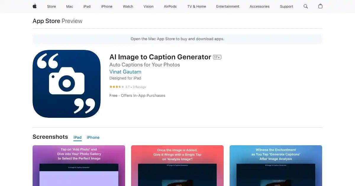 AI Image to Caption Generator