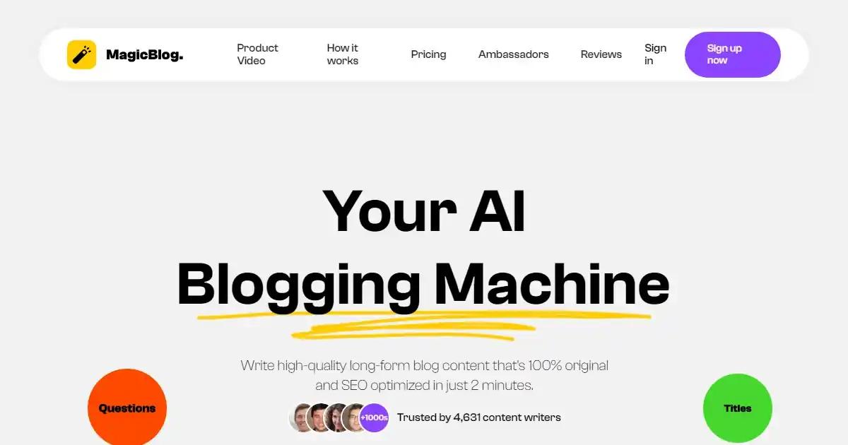 Magicblog.ai