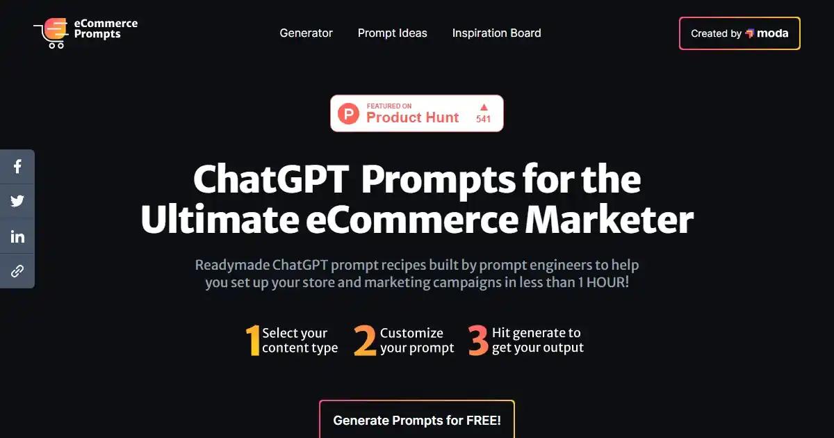 ECommerce Prompt Generator