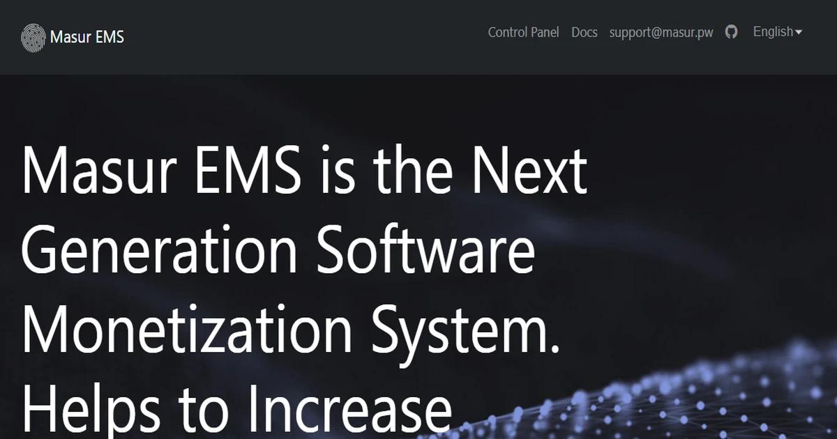 Screenshot of Masur EMS - Masur EMS is a powerful entitlement management sys...