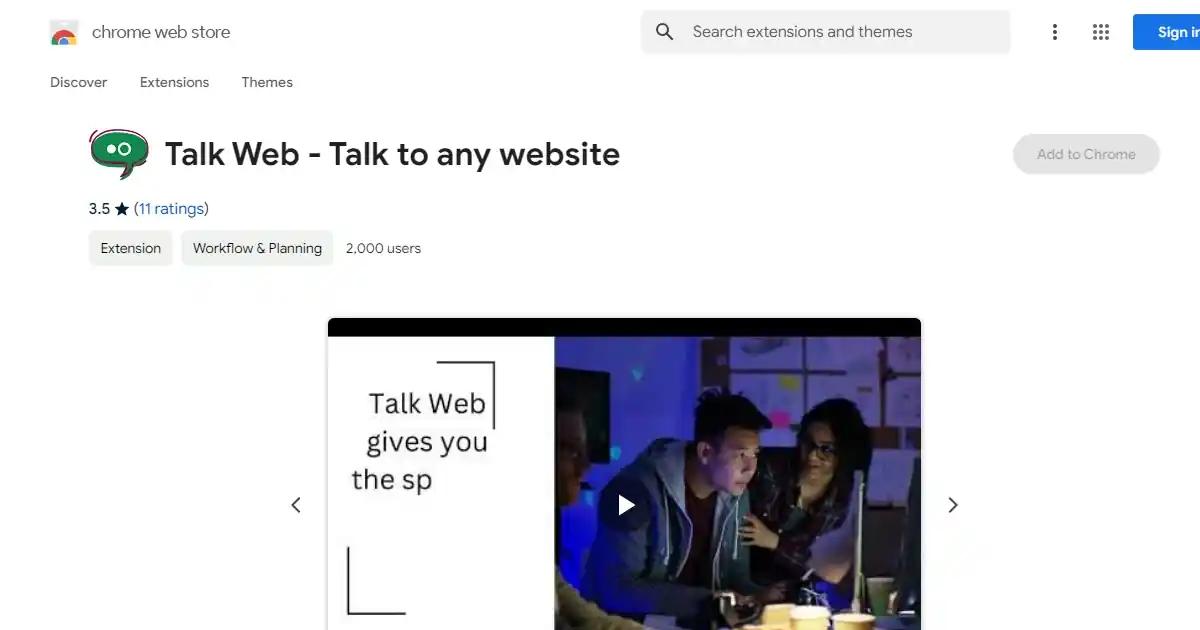 Talk Web