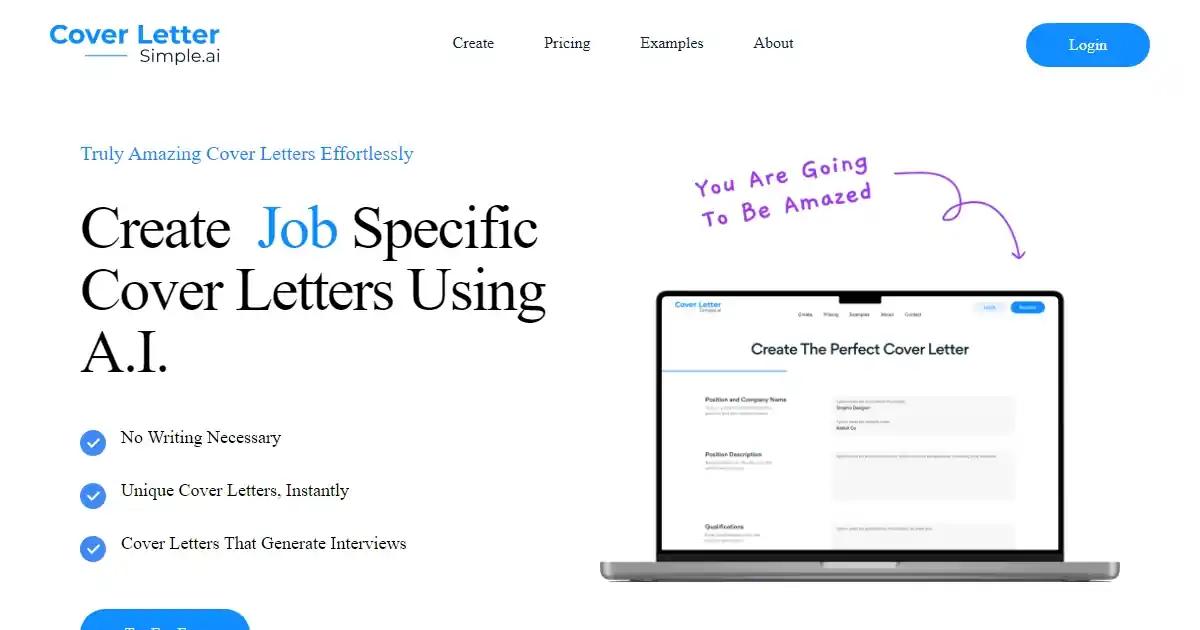 CoverLetterSimple.ai