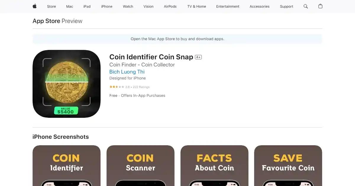 Coin Identifier Coin Snap