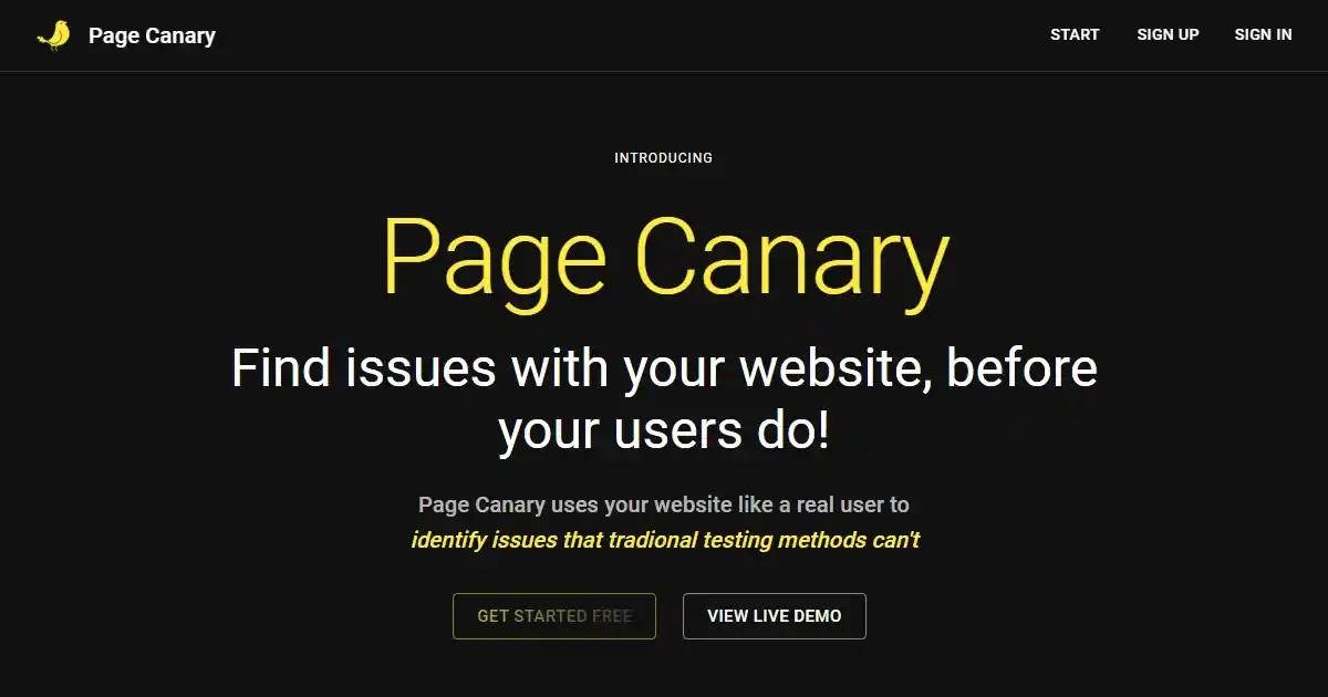 Page Canary