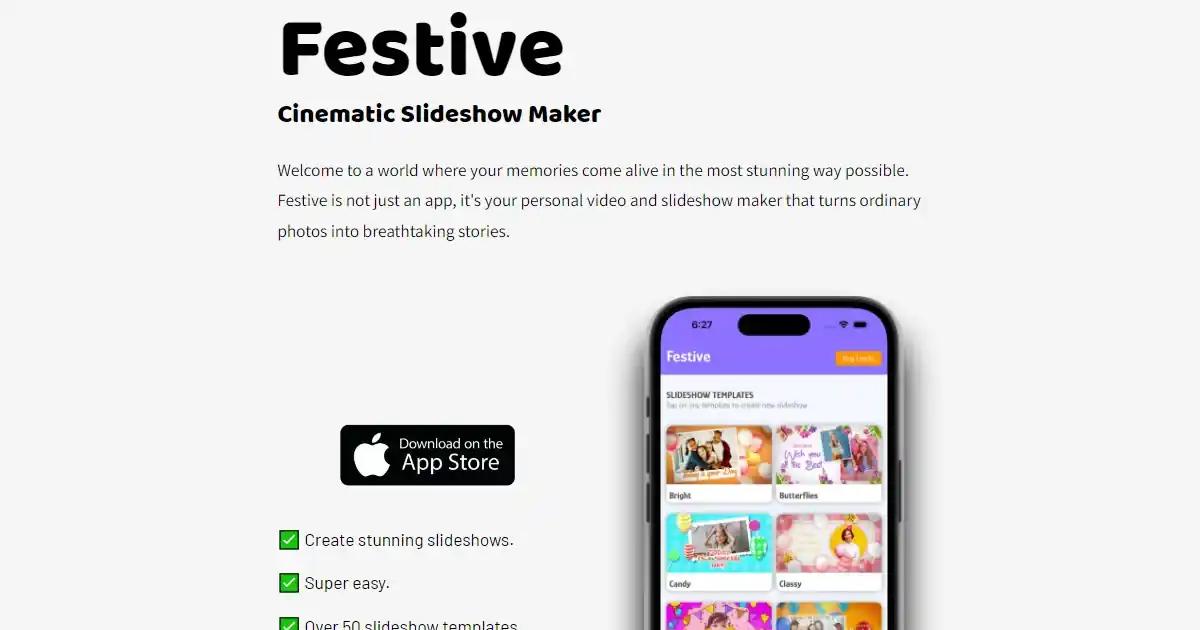 Festive Slideshow Maker