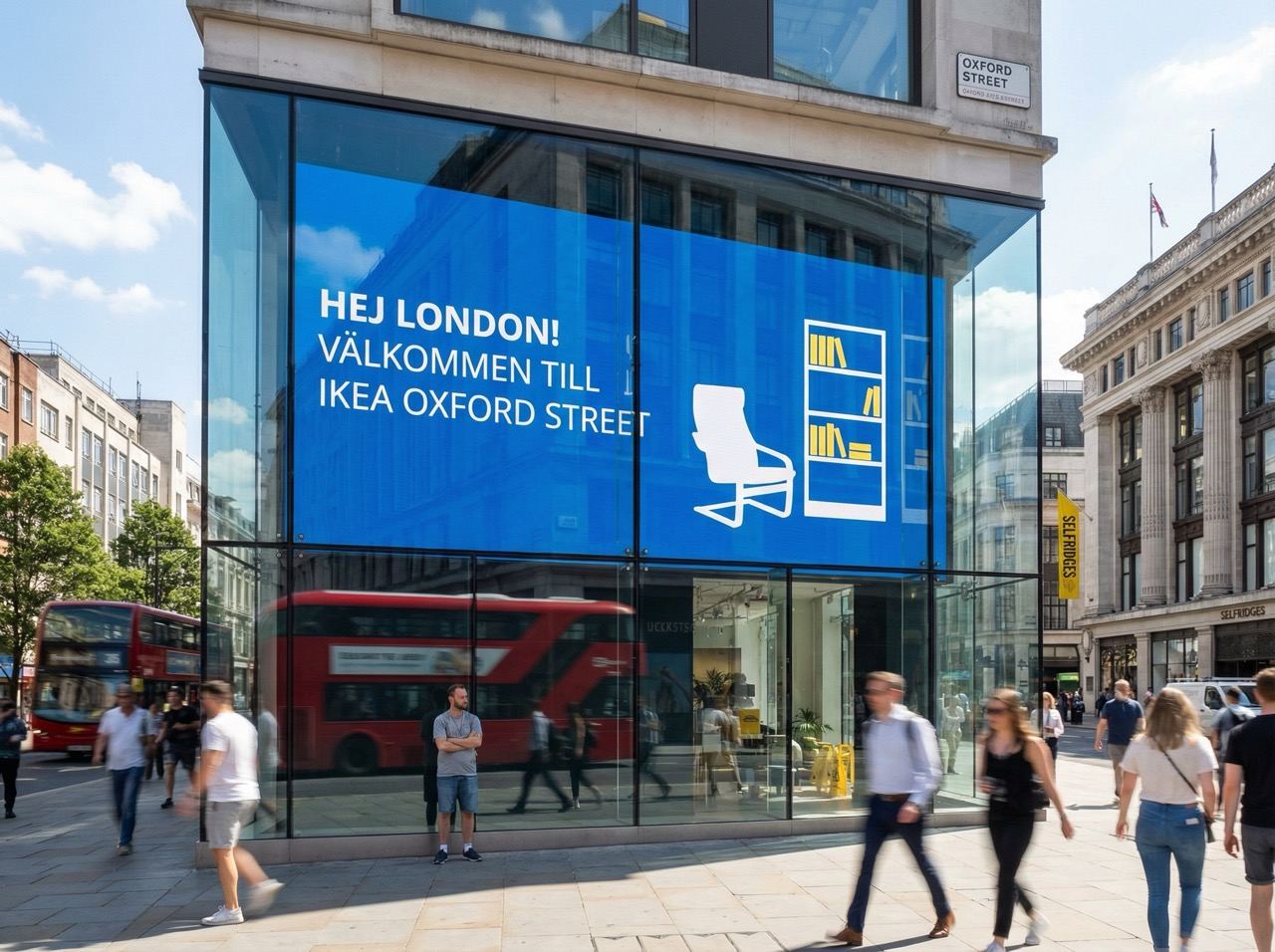 High-Street Shopfront Windows, an LED video wall installed by MegaScreens