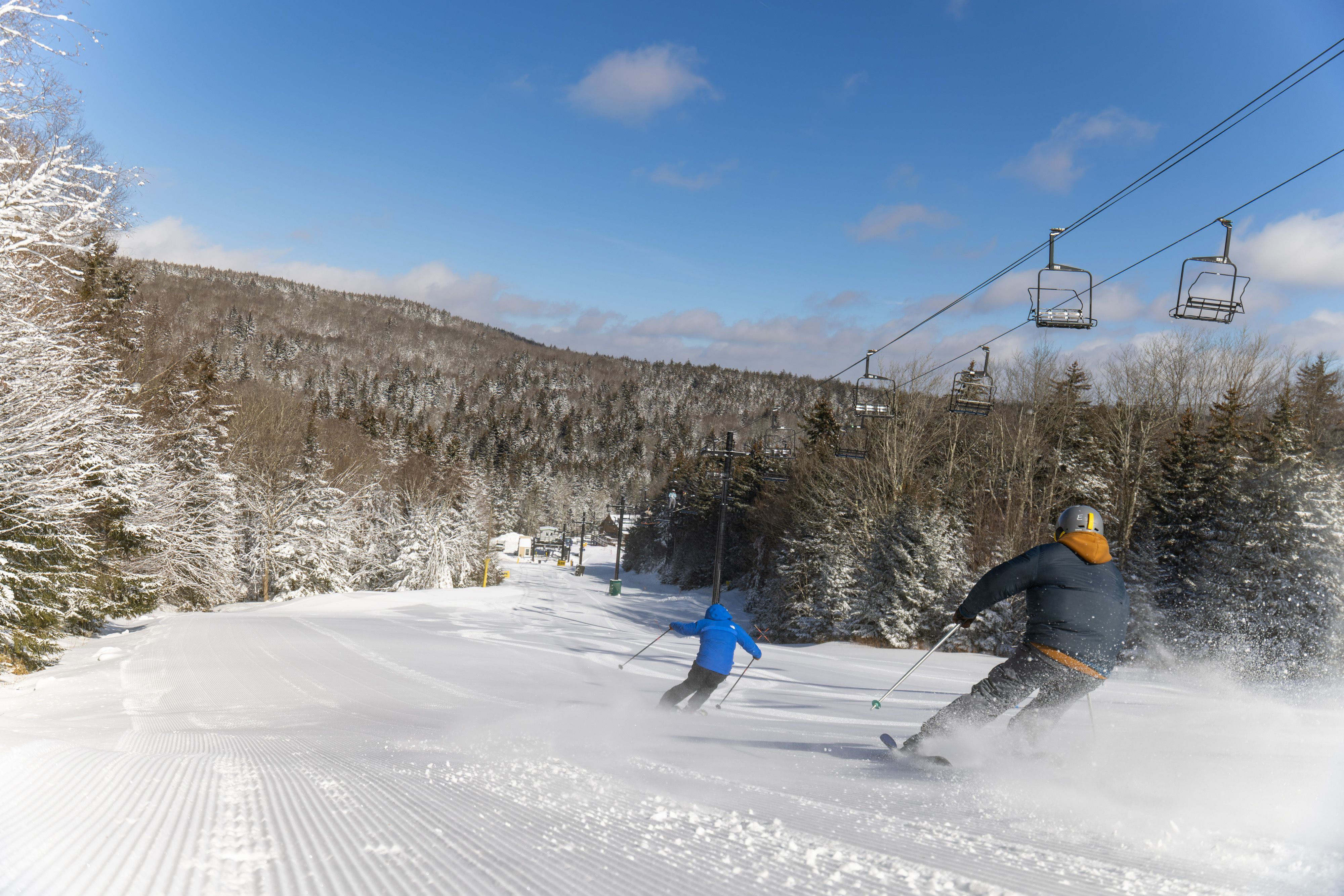 Skiers at Silver Creek Ski Area