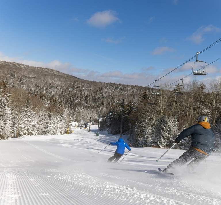 Skiers at Silver Creek Ski Area