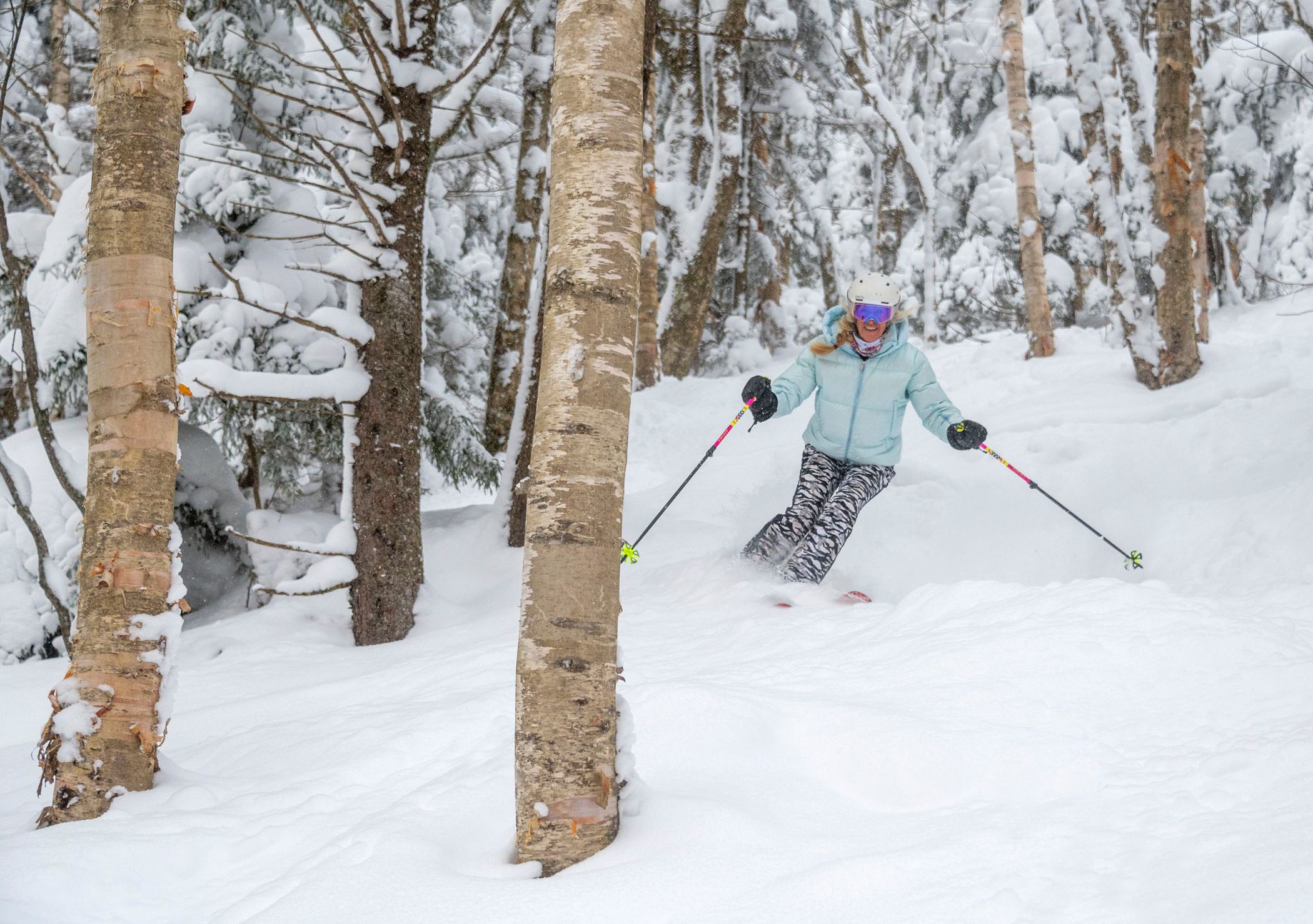 Freestyle skiing at Sugarbush