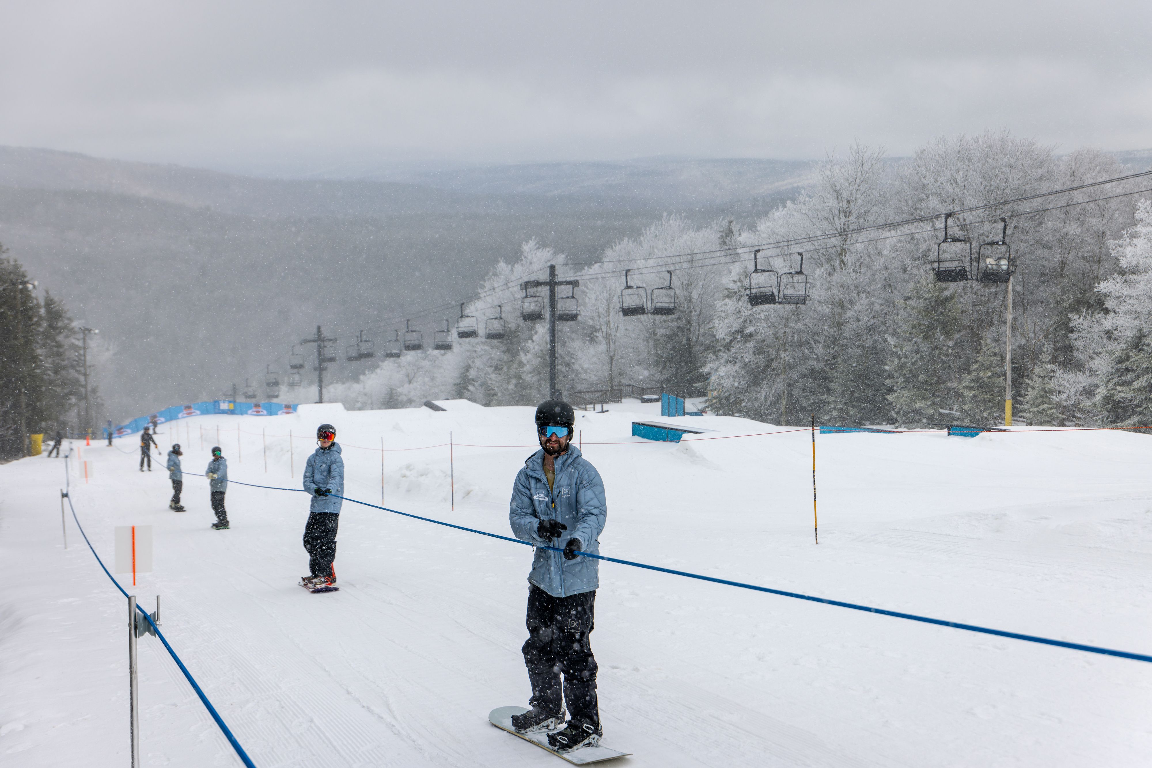 Skiers at Silver Creek Ski Area