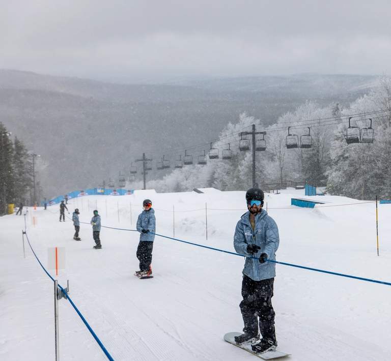 Skiers at Silver Creek Ski Area