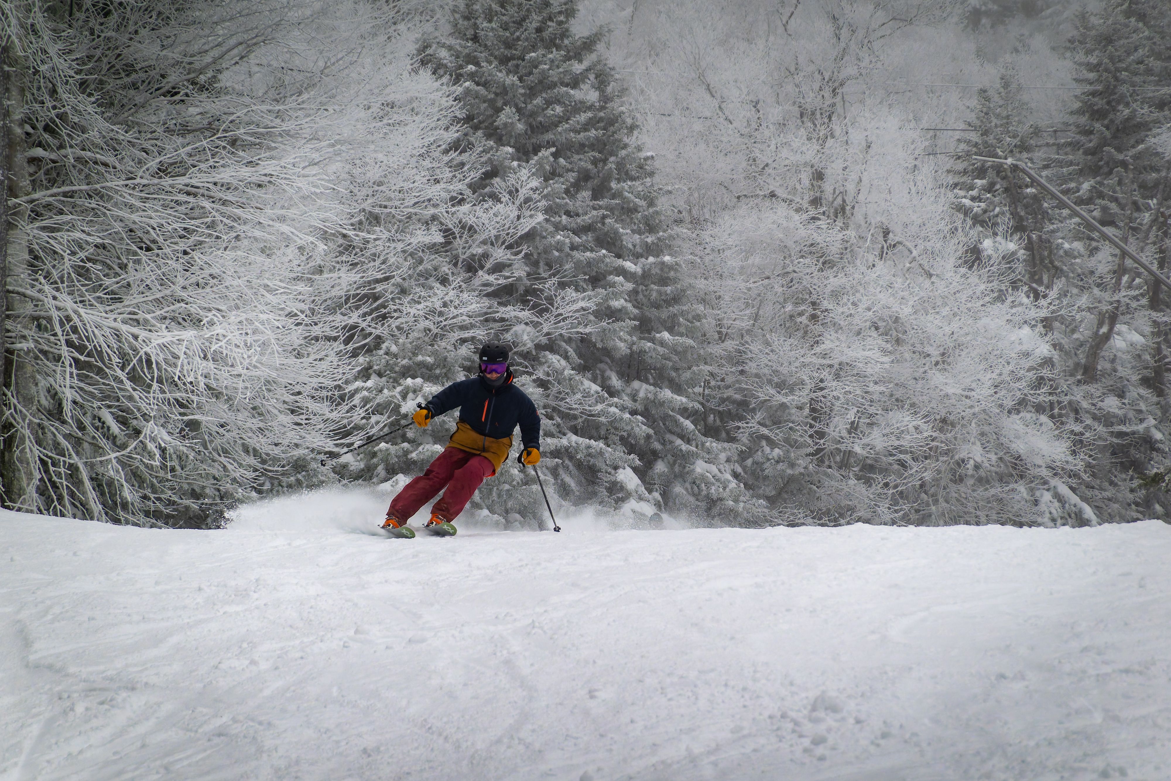 Skier at Snowshoe Mountain