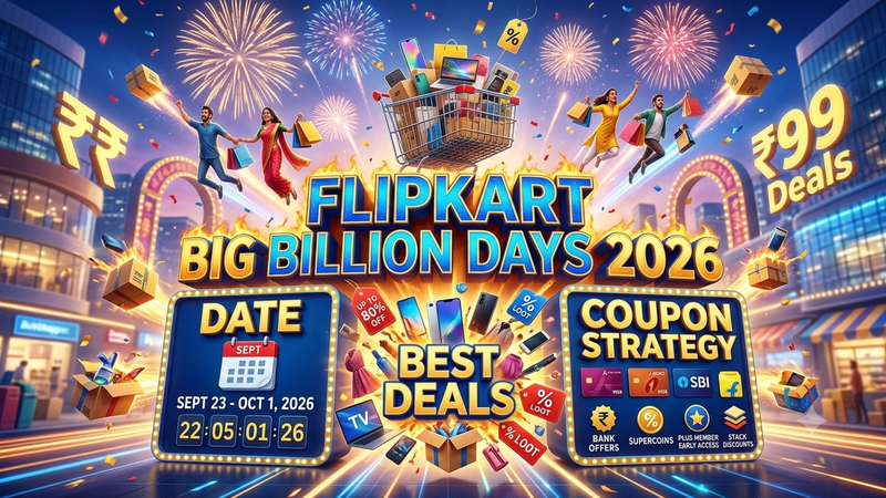Flipkart Big Billion Days 2026: Date, Best Deals & Coupon Strategy