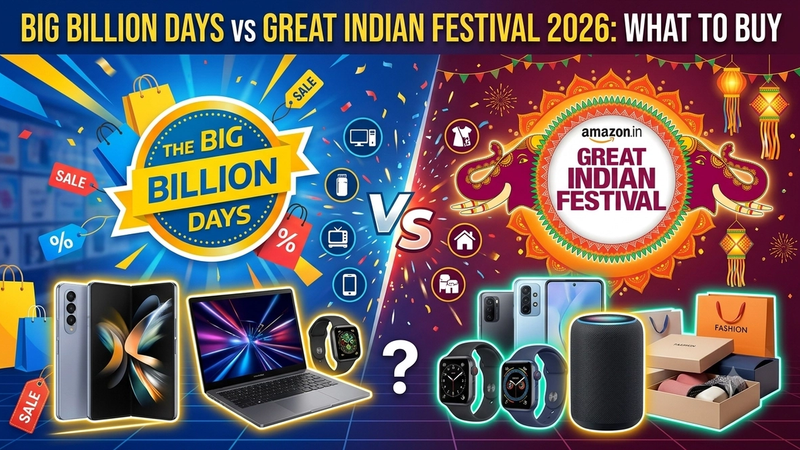 Big Billion Days vs Great Indian Festival 2026: What to Buy