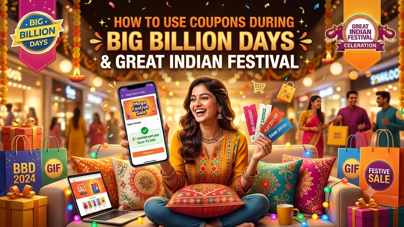 How to Use Coupons During Big Billion Days & Great Indian Festival