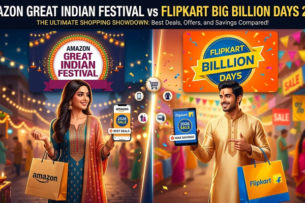 Amazon Great Indian Festival vs Flipkart Big Billion Days 2026: तारीख, ऑफर्स और खरीदारी गाइड