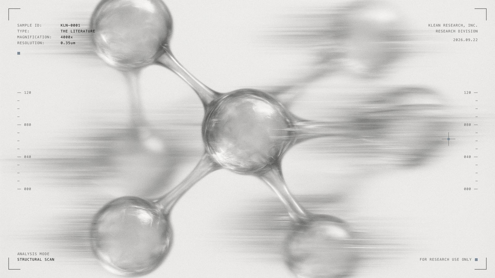Abstract laboratory study, The Literature entry KLN-0001