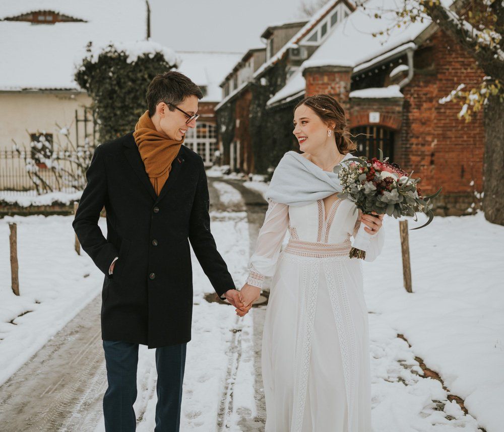 Titelbild: Winterhochzeit in Schkeuditz