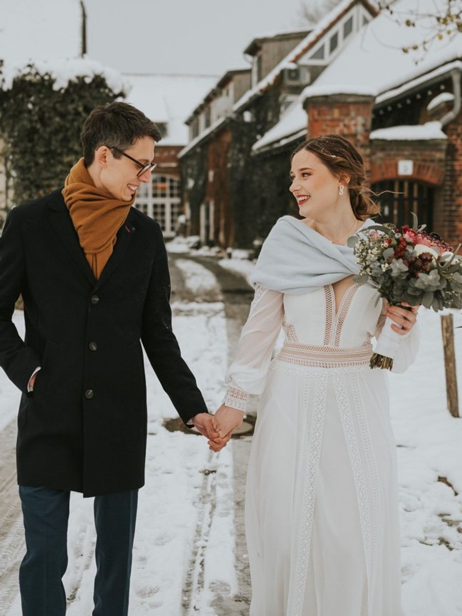 Titelbild: Winterhochzeit in Schkeuditz