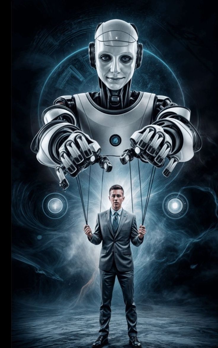 רובוט שולט באנשים כמריונטות