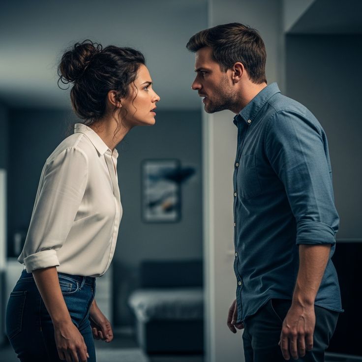 זוג במצב של ויכוח 