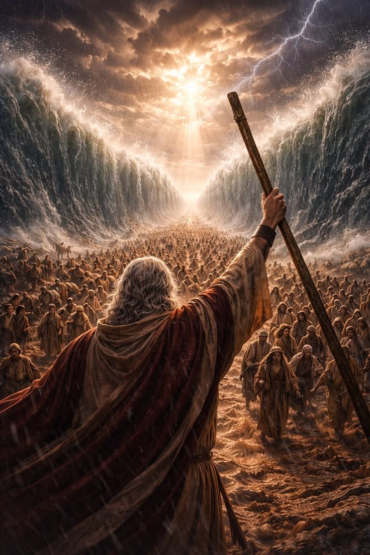 קריעת ים סוף ומעבר בני ישראל ביבשה