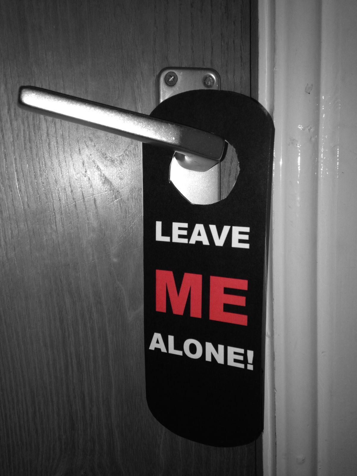 שלט תעזבו אותי בשקט