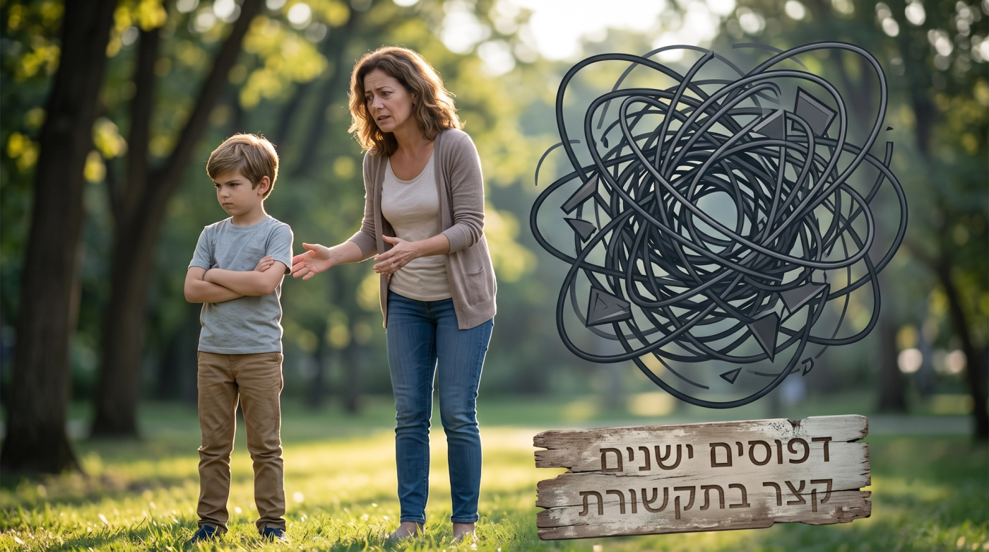 אמא ובן עם הפרעת התנגדות