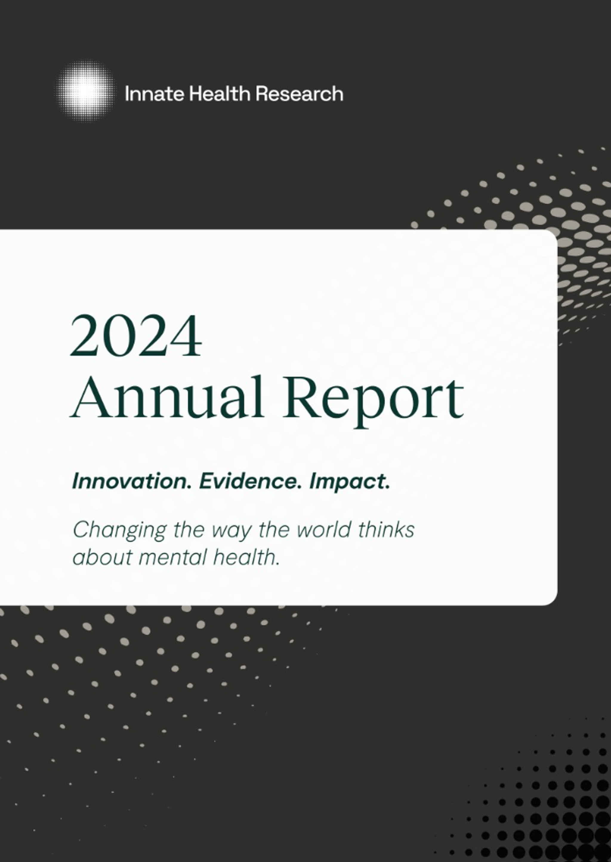 Image of annual report front cover