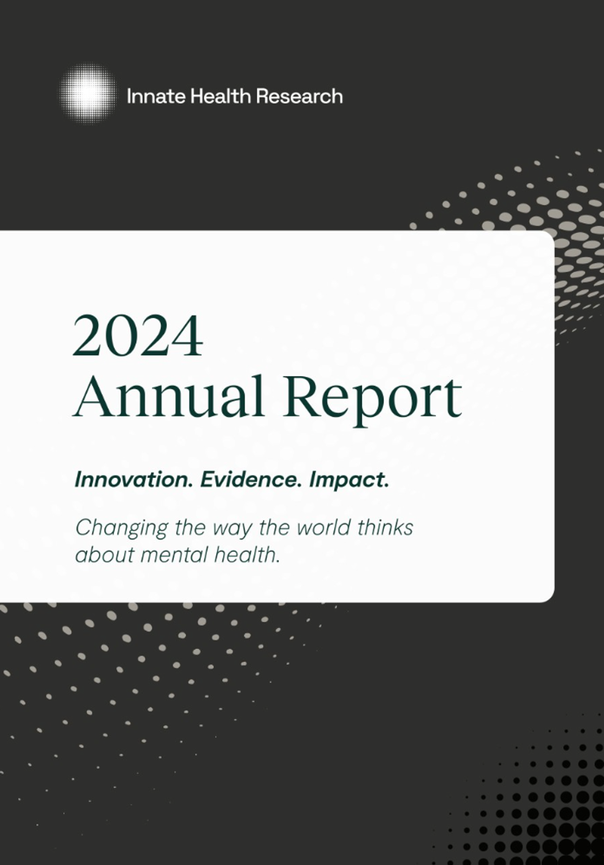 Image of annual report front cover