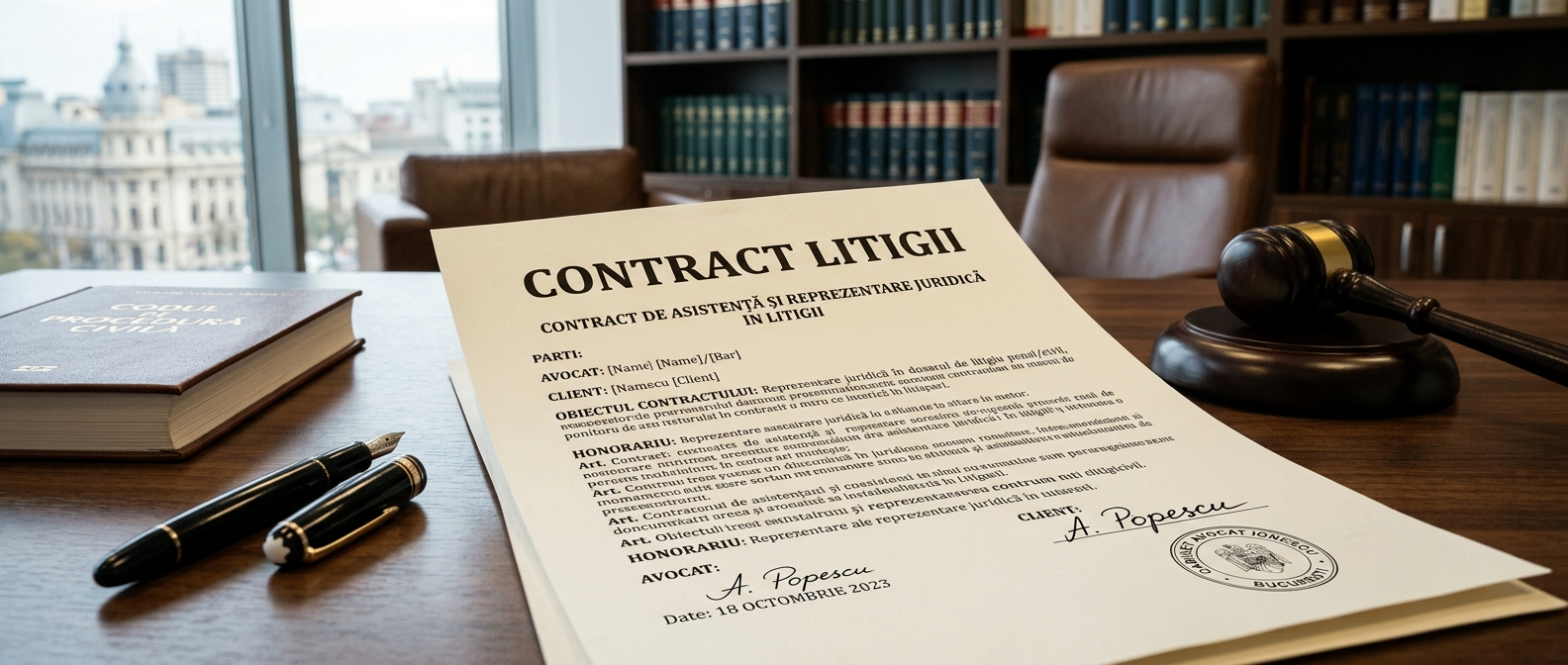 Document juridic — un contract care cere o decizie
