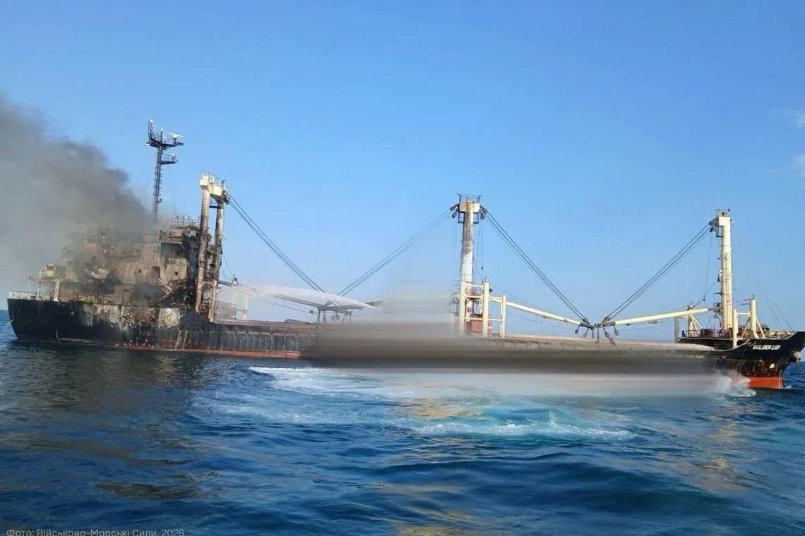 Escalating Conflict: Russian Strikes on Turkish Cargo Ship and Kyiv