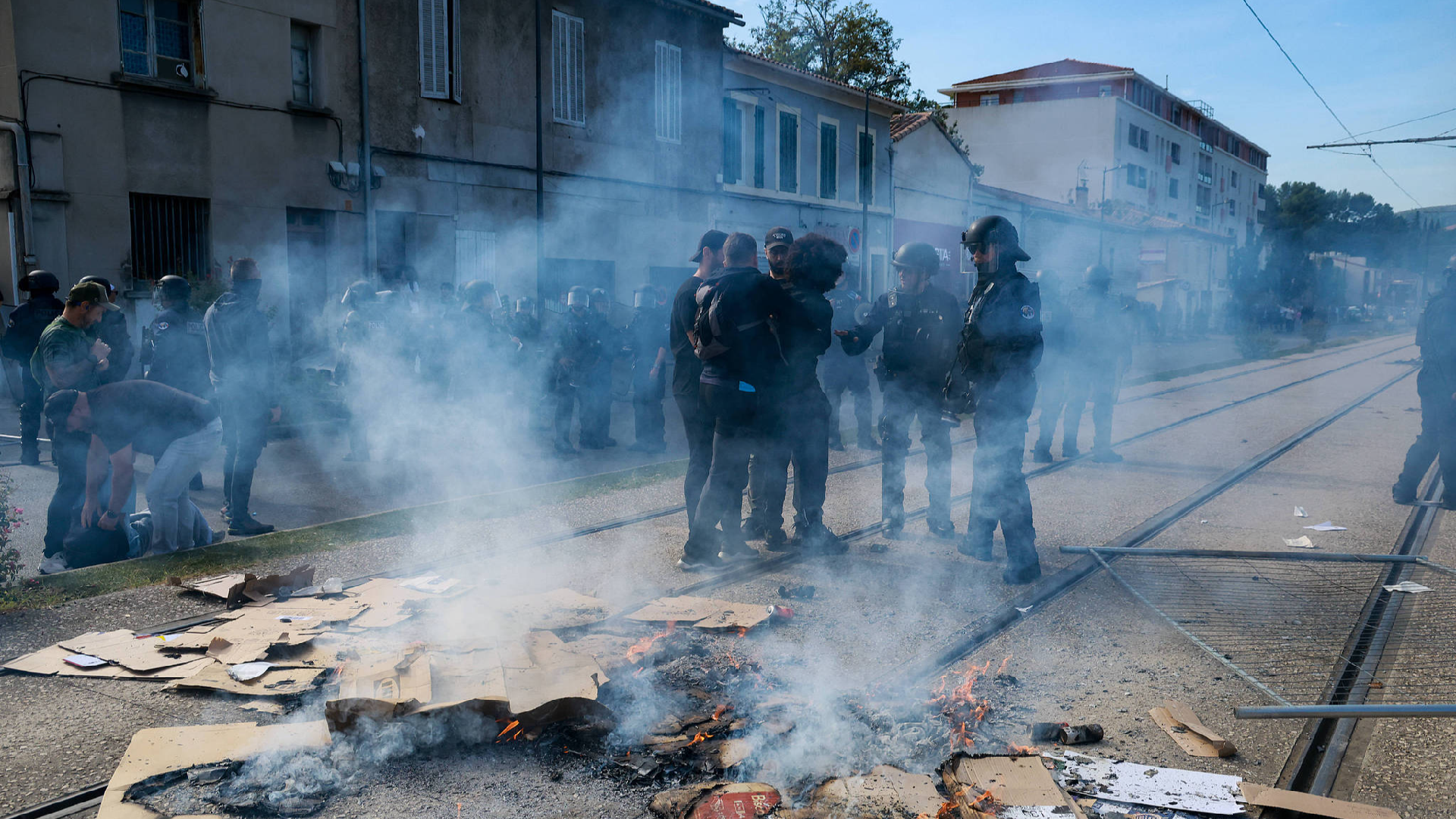 France's Young Take to the Streets as State Budget Cuts Bite Deep
